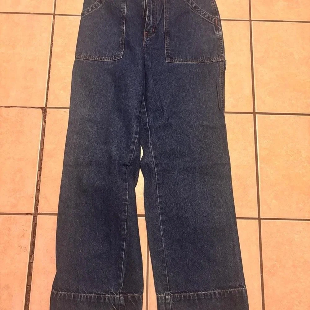 Vintage bill bass bootcut Navy blue carpenter jeans Size 30x30